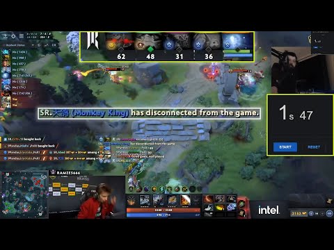 "that was FAST" -RTZ took 1.47 seconds to DC after calling gg vs 9Pandas