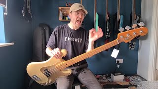 Video thumbnail for Squier 40th Anniversary Vintage Edition Precision Bass [Unboxing/First impressions] by Jonny Dibble