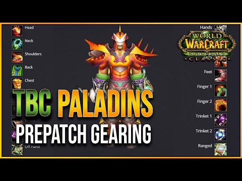 Prot Paladin Pre Patch Gearing Alternatives | Classic TBC