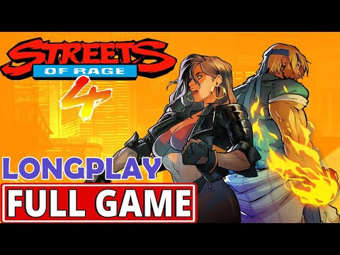 Streets Of Rage 4: Anniversary Edition Full Complete Longplay Gameplay Walkthrough