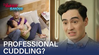 Are Professional Cuddlers a Scam Troy Iwata Investigates | The Daily Show