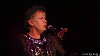 Hazel O&#39;Connor-GLASS HOUSES-Live-The Corby Cube, Corby, England, UK-November 29, 2017-Breaking Glass