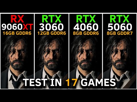 RTX 3060 vs RTX 4060 vs RTX 5060 vs RX 9060 XT | RT + DLSS 4 / FSR 4 | Best Budget GPU 2025?
