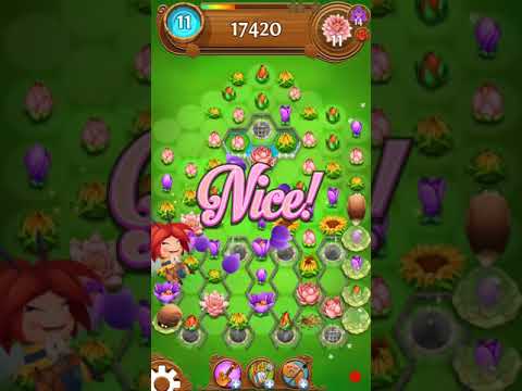 Blossom Blast Saga 697 level. No boosters.