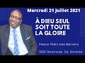 À Dieu seul soit la gloire - Pasteur Pédro Asso Bienvenu À Dieu seul soit la gloire - Pasteur Pédro Asso Bienvenu
