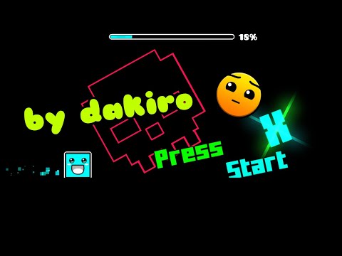 [mobile] "press start X" 100% (hard) by: dakiro geometry dash [2.2]