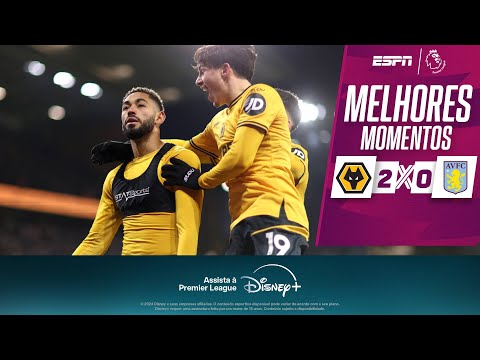 Com GOLAÇO de MATHEUS CUNHA, WOLVES batem ASTON VILLA na PREMIER LEAGUE | Melhores Momentos