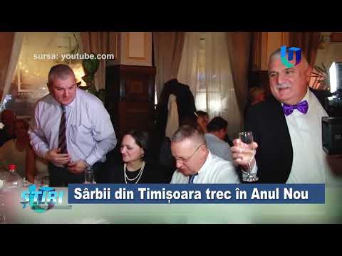 TeleU: Sârbii din Timișoara trec în Anul Nou
