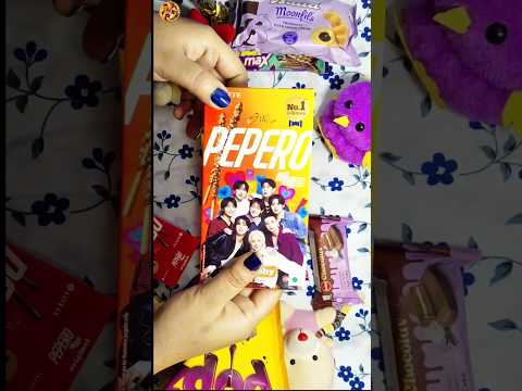 K-Pop Style Pepero Unboxing 🤯🍫💥 | Crunchy 🤤😋 sticks!”#chocolate #explore #viral #unboxing #fyp