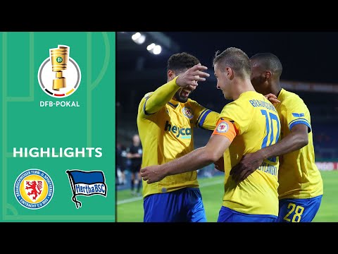 9-Tore Wahnsinn! | Eintracht Braunschweig - Hertha BSC 5:4 | Highlights | DFB-Pokal 20/21 | 1. Runde