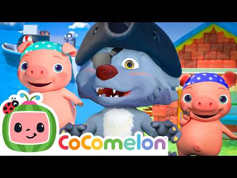 Three Little Pigs & The Pirate Ship! 🐷🏴‍☠️ | World Book Day | CoComelon Nursery Rhymes & Kids Songs