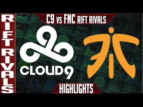 C9 vs FNC Highlights | Rift Rivals 2019 Day 1 NA vs EU | Cloud9 vs Fnatic