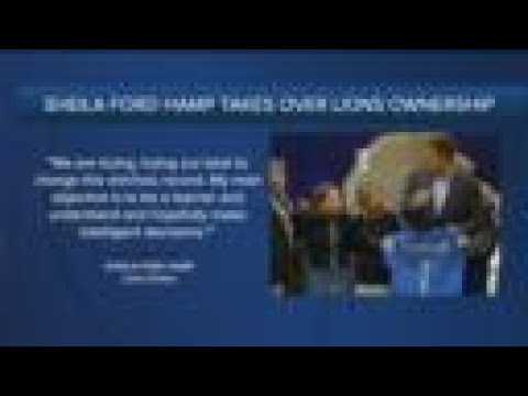 Sheila Ford Hamp talks about taking over as Lions owner
