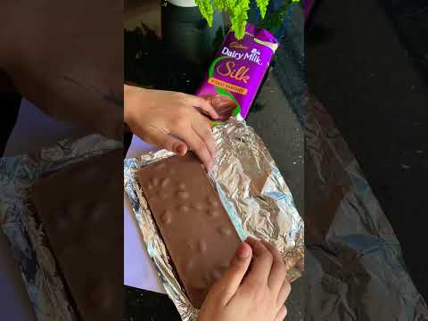 #yummy eating chocolate #cadbury dairy milk silk roast almond#so yummy #tasty#asmr#shorts#some lots