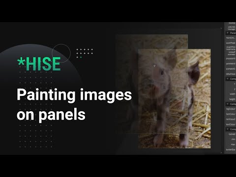 How to paint images on a panel in HISE