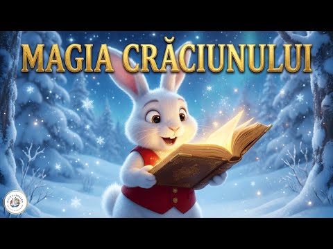 Poveste de Crăciun Audio: Iepurașul Ronți și Cartea Magică 🎄 (Audiobook Copii)