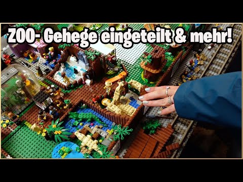 ZOO-Gehege eingeteilt🐘🐒🐊 ☆ Lego City 152