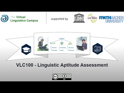 VLC100 - Linguistic Aptitude Assessment