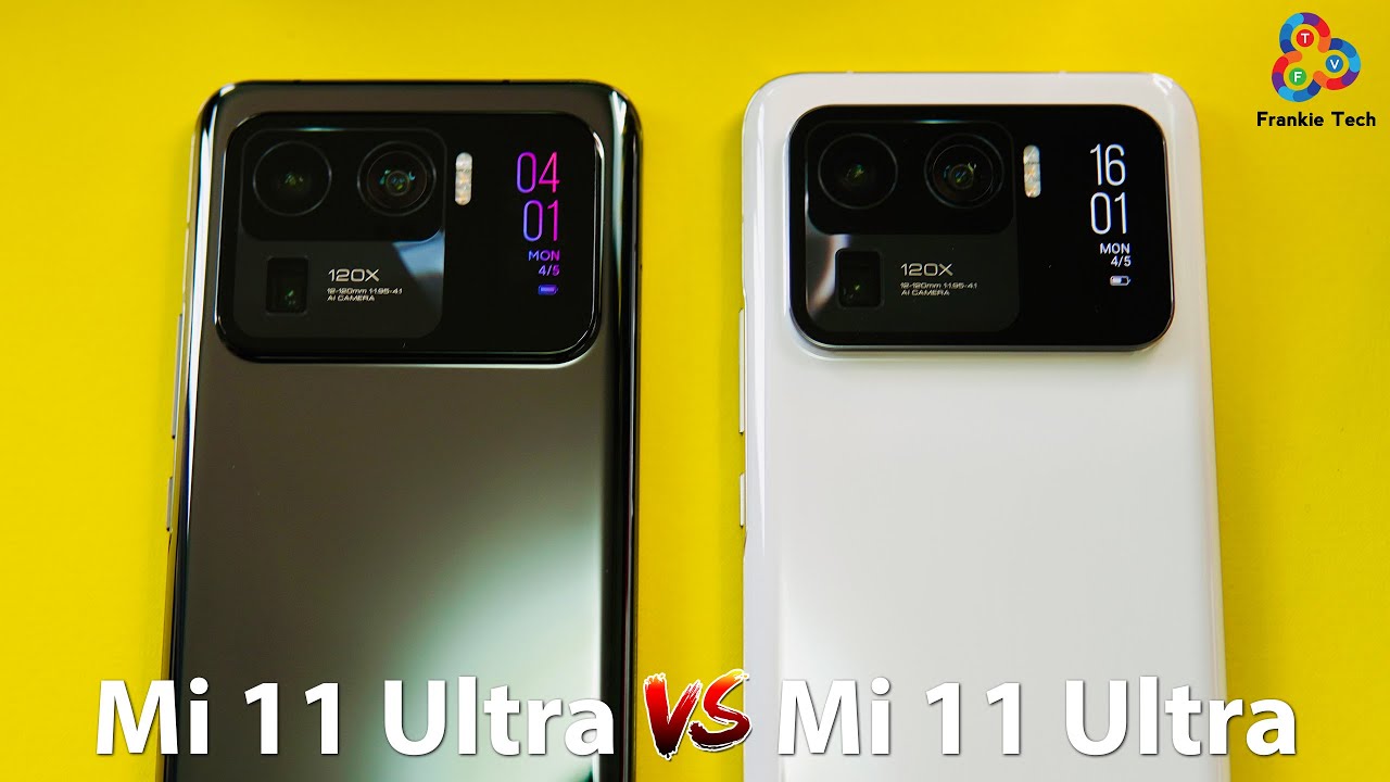 Mi 11 Ultra vs Mi 11 Ultra BOTH COLORS COMPARED!