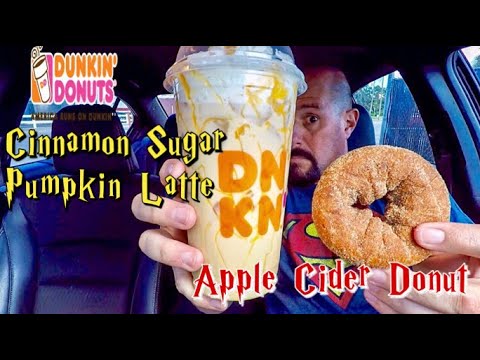 Dunkin Donuts Cinnamon Sugar Pumpkin Signature Latte...