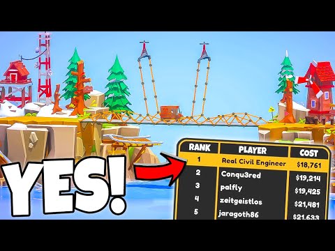 Can a Professional Engineer become #1 in Poly Bridge 3?