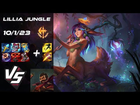 JUNGLE Lillia vs Graves - EU Challenger Patch 14.21