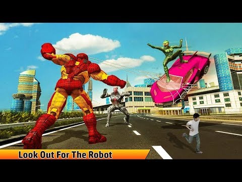 New Flying Superhero Spider Iron hero Rope Adventure | Iron Spider Superhero Battle | By Game Crazy