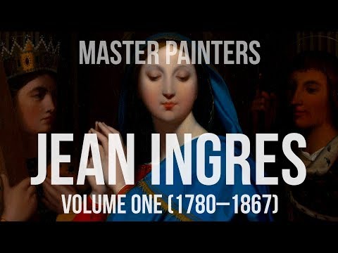 Jean Auguste Dominique Ingres (1780-1867) volume one A collection of paintings 4K