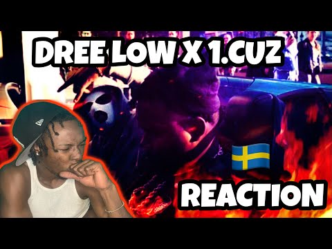 AMERICAN REACTS TO SWEDISH DRILL RAP! Dree Low x 1.Cuz - Out of my face (Officiell Musikvideo)