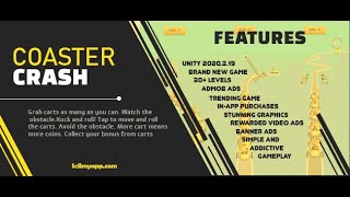 Coaster Crash – Hypercasual Adventure Game video preview