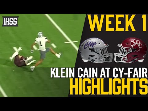 High School Football Highlights: Klein Cain vs. Cy Fair - Intense Match Recap!