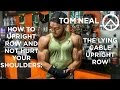 How to Upright Row and NOT Hurt Your Shoulders: THE LYING UPRIGHT ROW