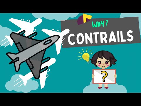Why Jets leave a contrail? | Aeroplane Trails | Unnoticed Things | Contrails | Chemtrails