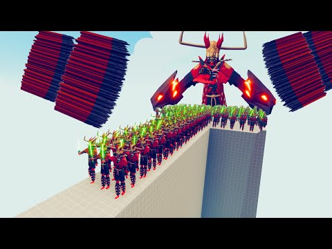 ORDER OF MONSTERS ARMY vs ALL RANGED UNITS | Tabs - Totally Accurate Battle Simulator
