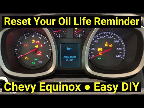 ✅ Chevy Equinox ● Reset Oil Life Indicator ● Fix Oil Change Light
