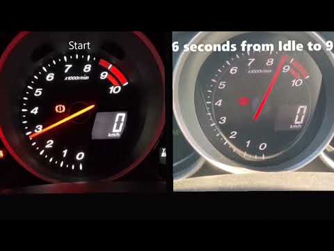 Mazda RX-8: Stock Flywheel vs Race Flywheel Comparison!