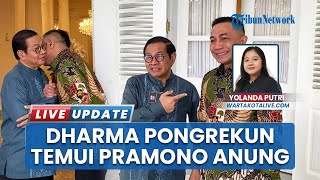 Momen Pertemuan Dharma Pongrekun dan Pramono Anung di Balai Kota Jakarta, Sempat Berpelukan