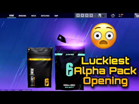 Opening some Alpha Packs, Snow Brawl Packs | Rainbow six siege
