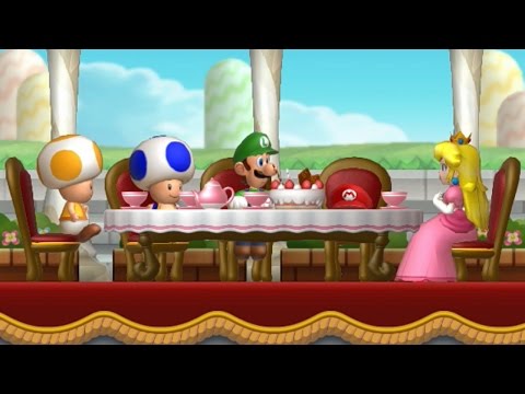 New Super Luigi U Walkthrough - Part 1 - Acorn Plains