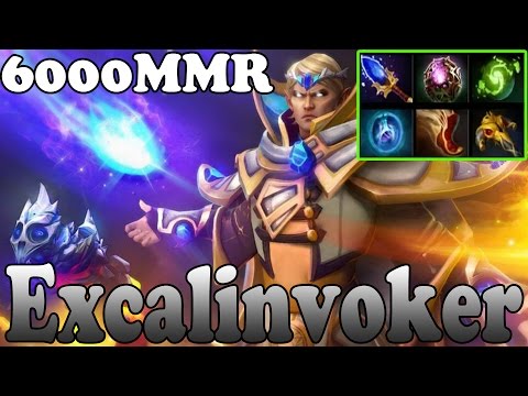 Dota 2 - Excalinvoker 6000MMR Plays Invoker vol 2 - Ranked Match Gameplay