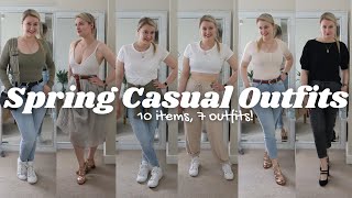 Everyday Outfits Spring 2022 | 10 pieces, 7 outfits - Capsule Wardrobe
