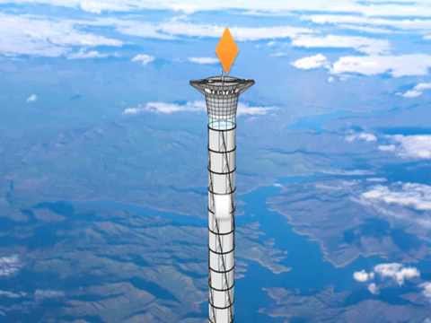 20 km High Tower making by Canadian company_ journey to the 20 KM Space tower!!