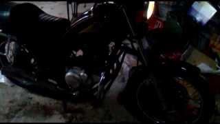 Yamaha SR 125 Auspuff Flammen Exhaust Flames Explosion Laut