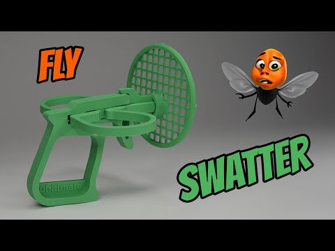 Swatting Flies in Style: 3D Printed Fly Swatter Gun!
