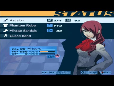 Persona 3 FES -Journey-100% HARD mode-Part 124-Max Level