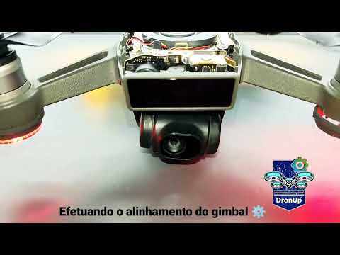 Dji Spark, gimbal reparado com sucesso na bancada da @dronupoficinadodrone