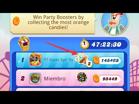 #candycrush win party boosters || new event || most colour bombs level