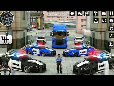 US Police Prado Car Crime Chase Simulator2024 - Android Gameplay