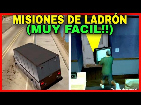 🔥Como completar las MISIONES de LADRON en GTA San Andreas - Robar CASAS (Resistencia al MAXIMO)