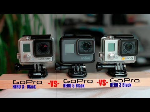 GoPro Comparison | Hero 5 vs Hero 3+ Black vs Hero 3 Black